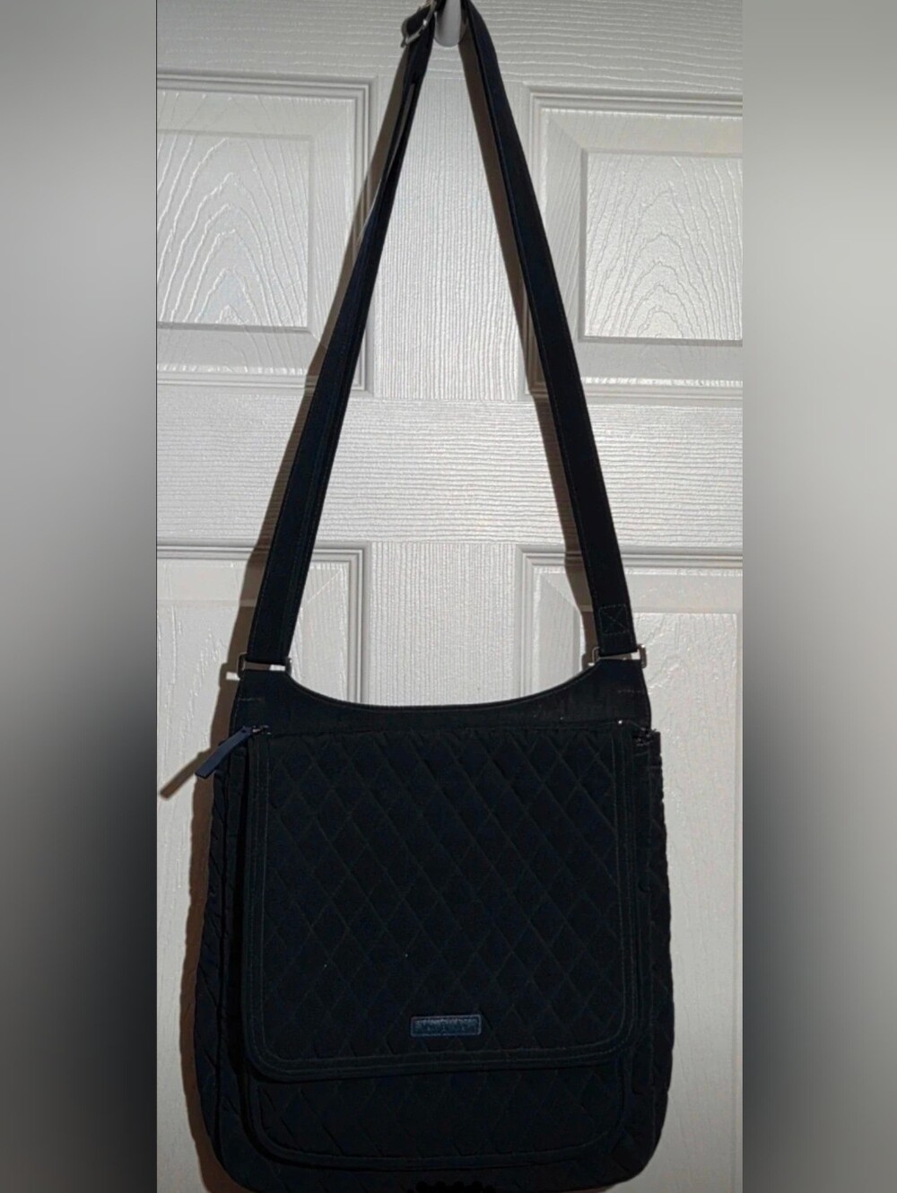 Vera Bradley Navy Quilted Crossbody Bag with Adjustable Strap